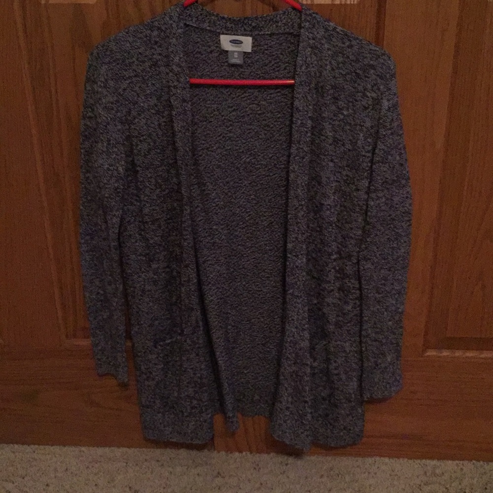 Old Navy blue marled cardigan